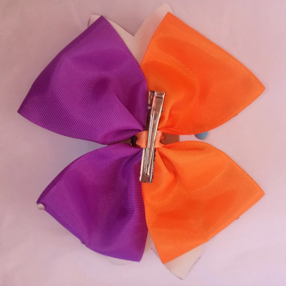 Halloween girls bow handmade ( box pink #1) - Picture 2 of 2